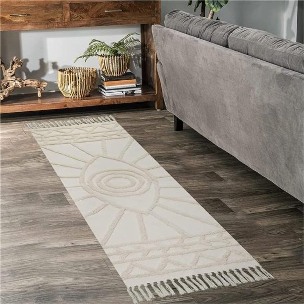 NEW Boho Soft Area Runner Rug - Picture 2 of 4